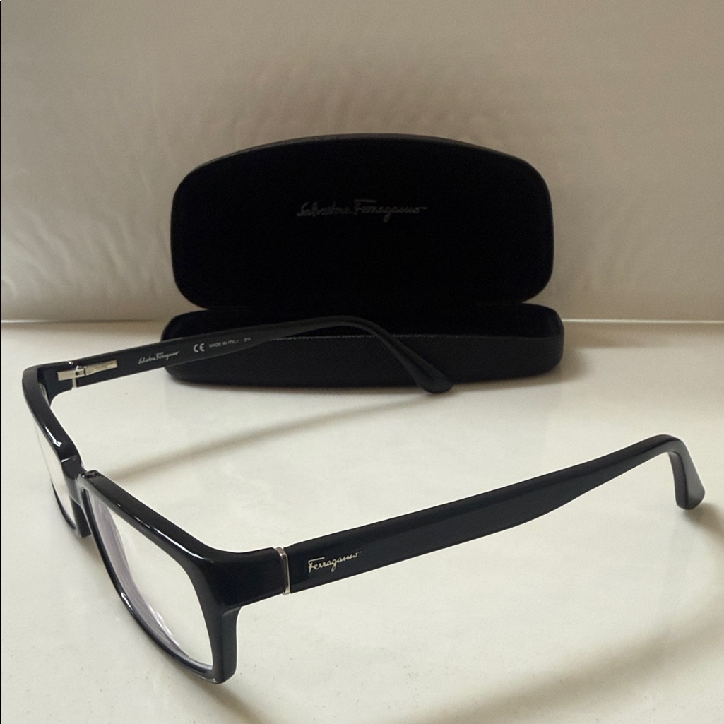Salvatore Ferragamo Sf2656 Black Eyeglass Frames - Made In Italy